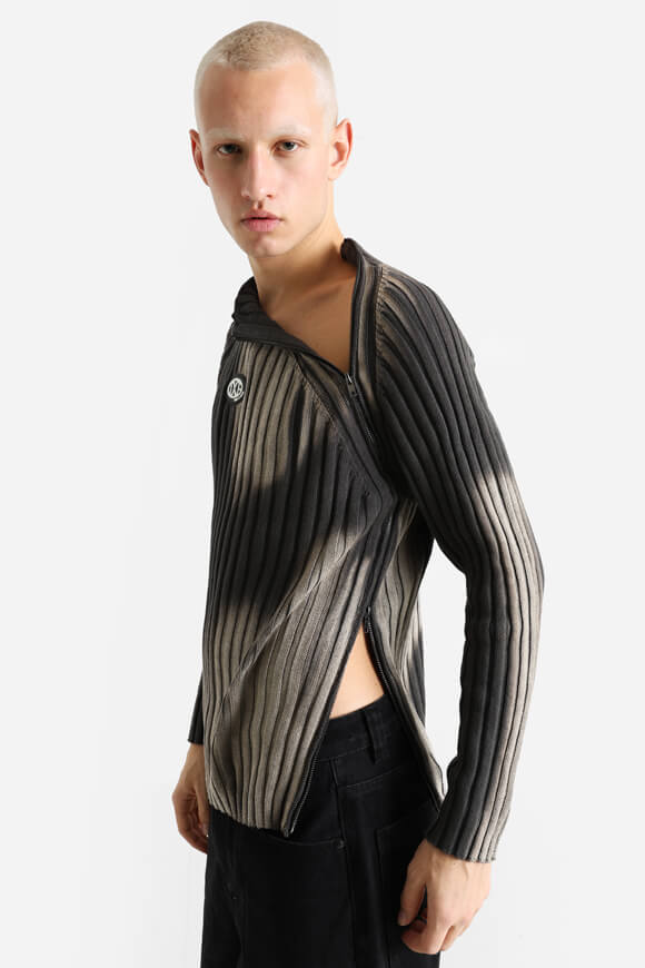 Pull en tricot - Olive + Beige
