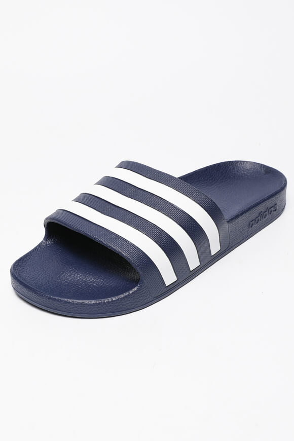Adilette Aqua Pantoletten - Dunkelblau