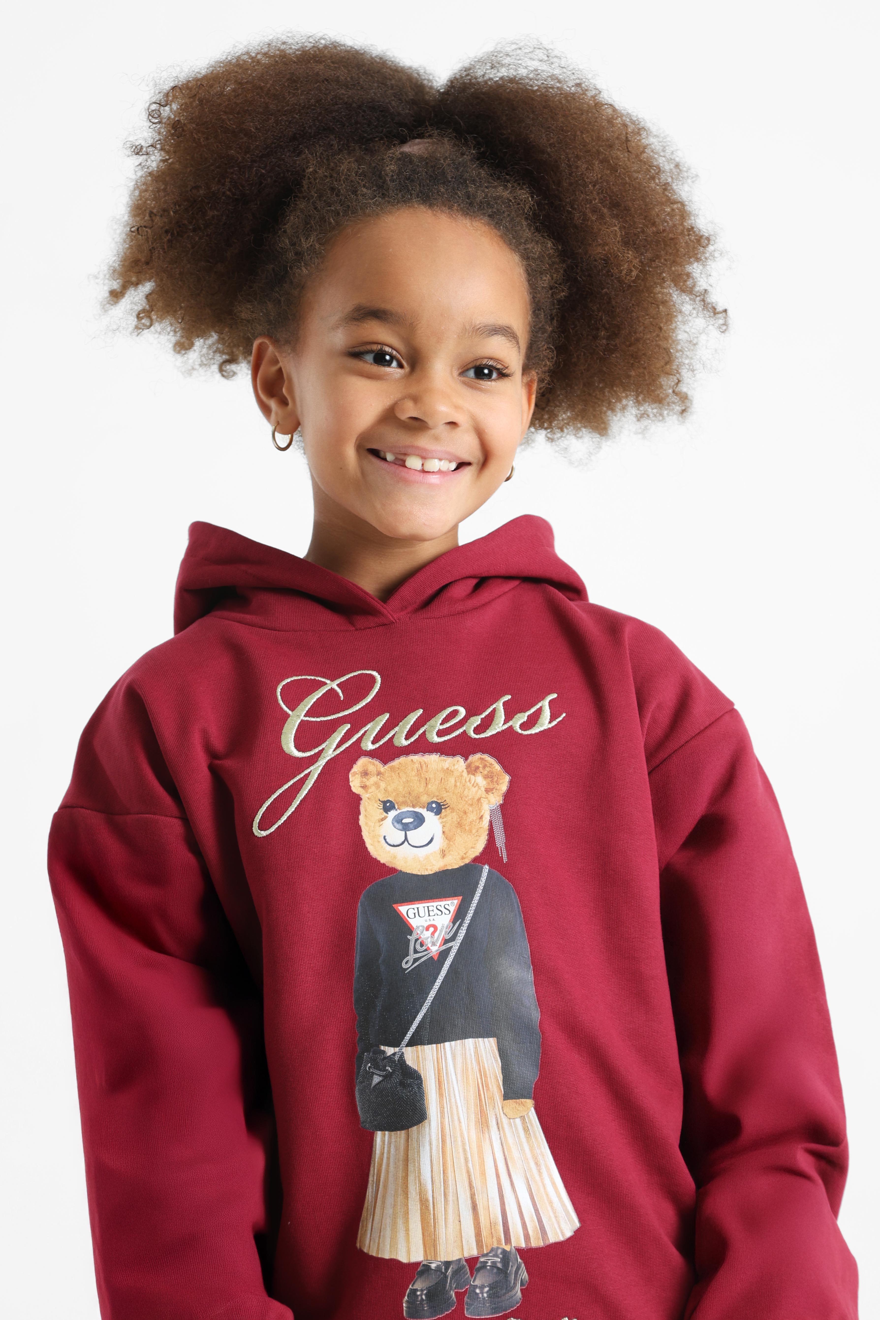 Oversize Kapuzensweatshirt - Ballroom Red