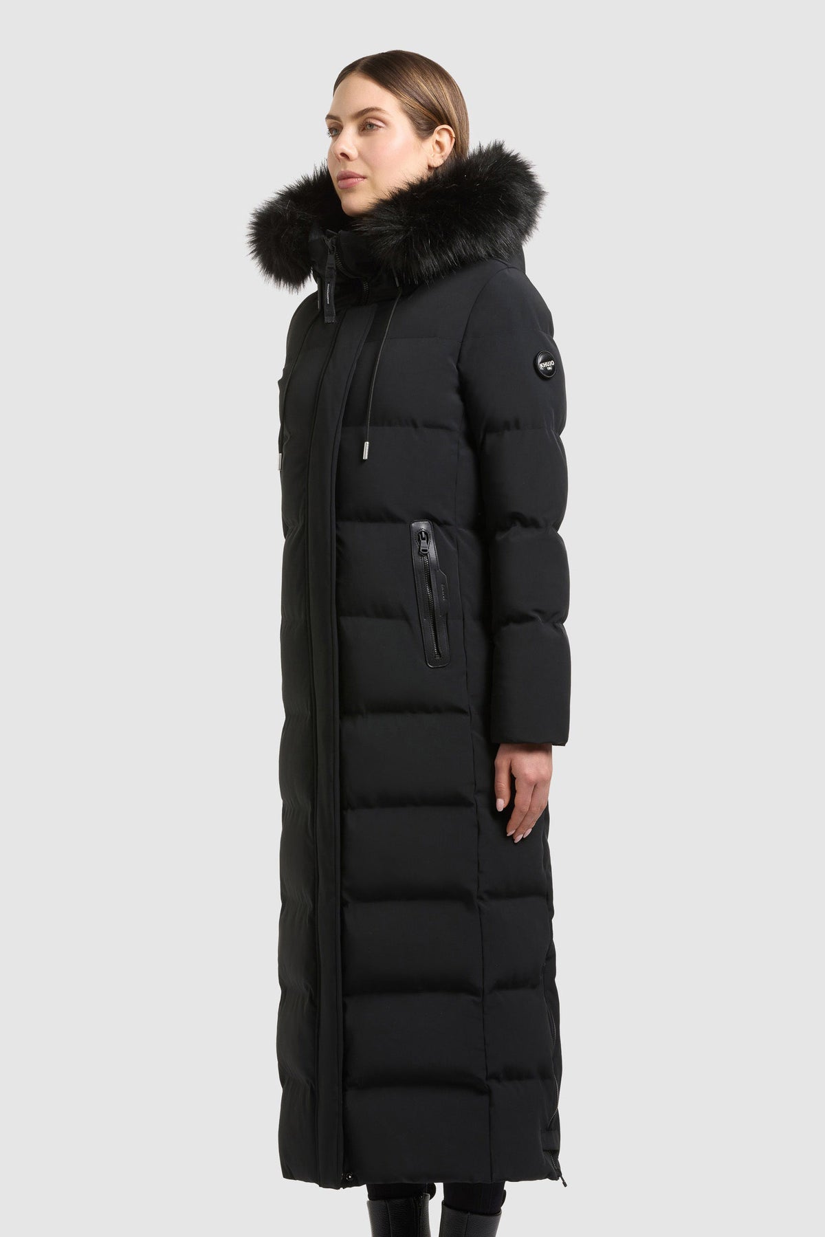 Pheadra manteau matelassé - Black