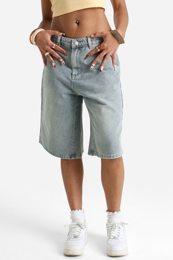 Short en jean - Denim bleu clair