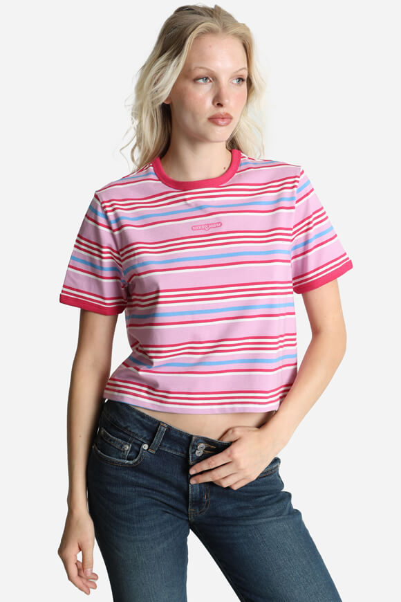 Maglietta Crop - Rosa Carnevale