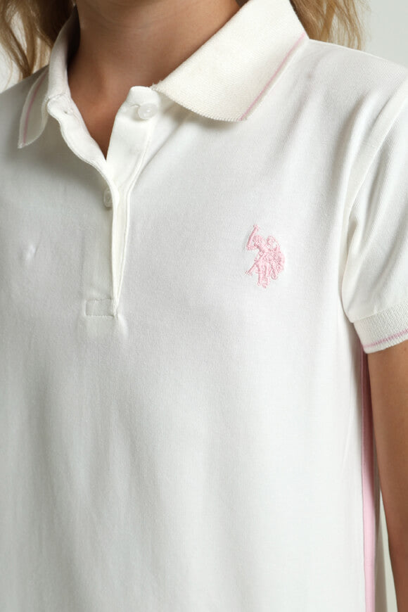 Robe polo - blanc cassé