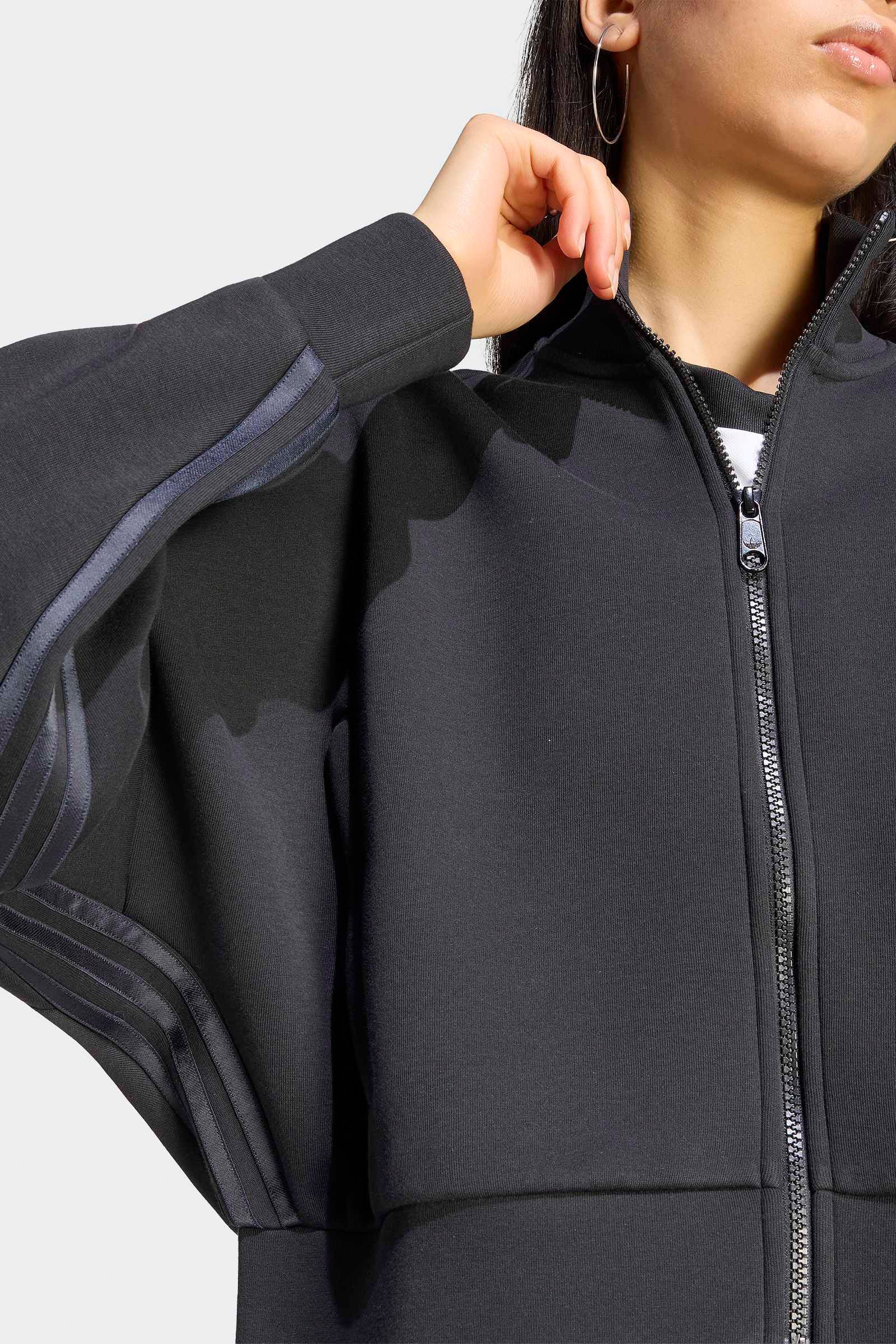 Spacer Sweatjacke - Black