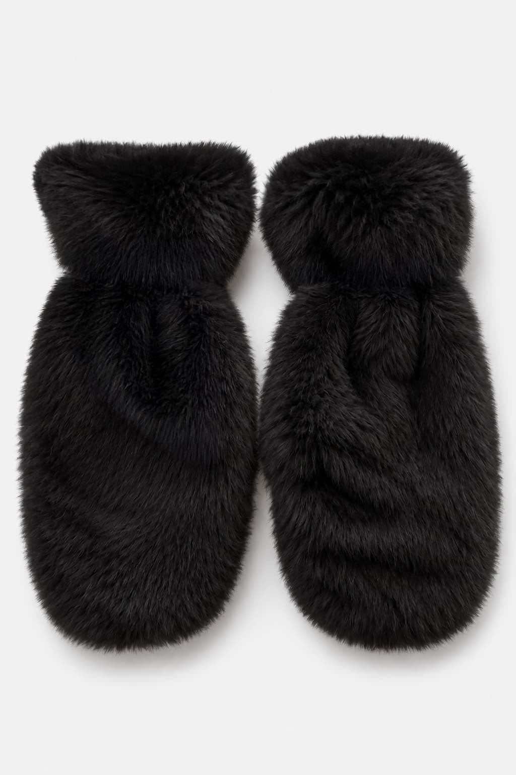 Moffole in pelliccia sintetica - Black