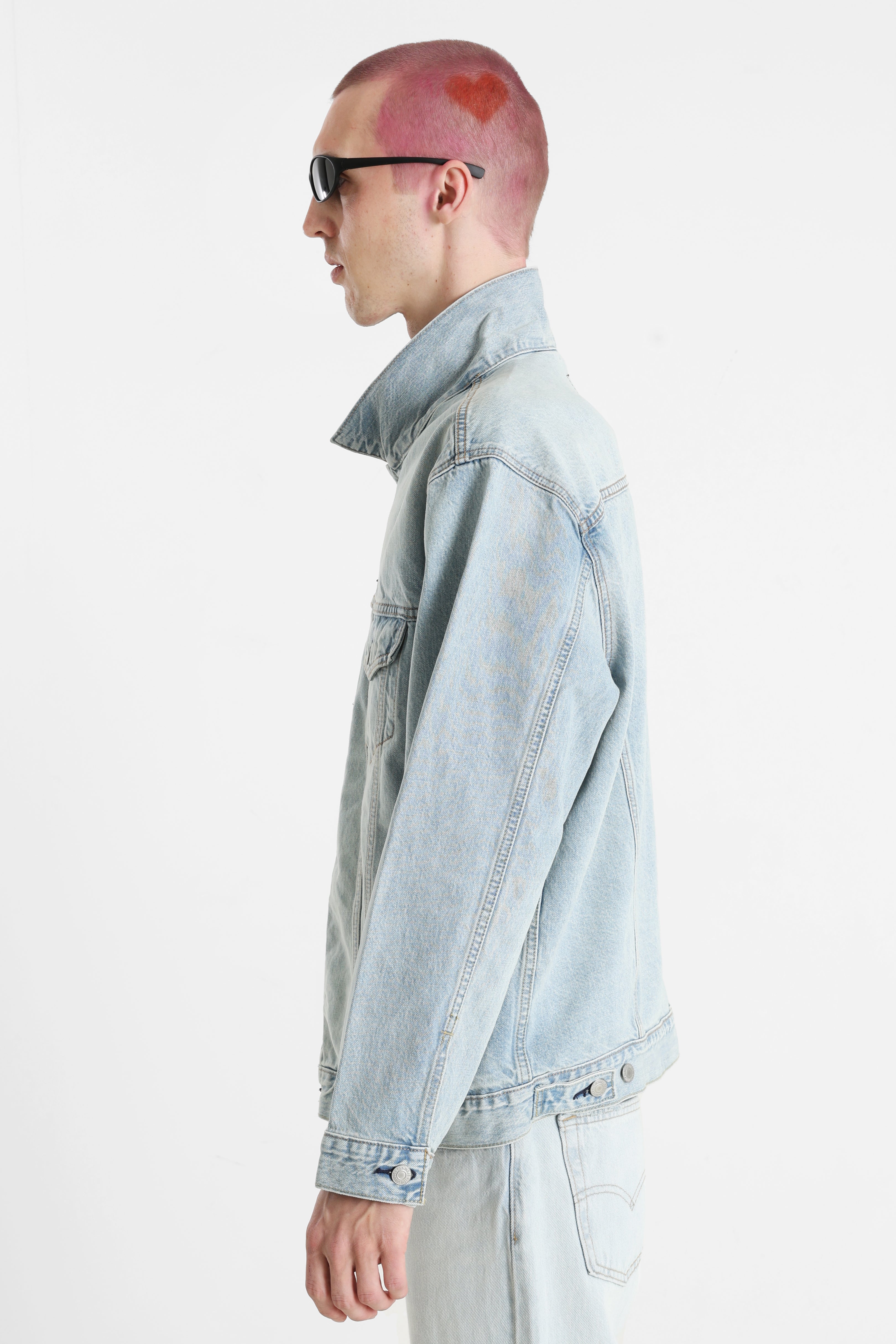 Jeansjacke - Light Wash Blue