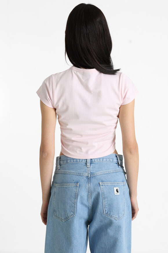 Dome Crop T-Shirt - Light Pastel Pink