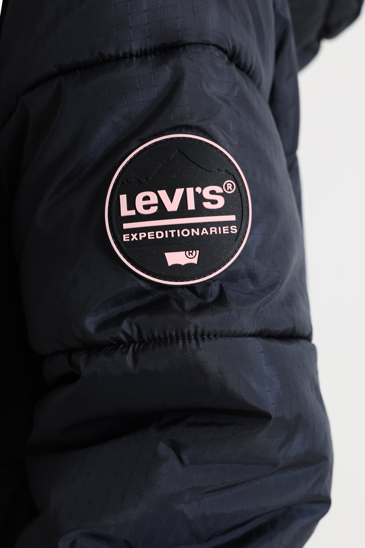 Pufferjacke - Dark Navy + Pink