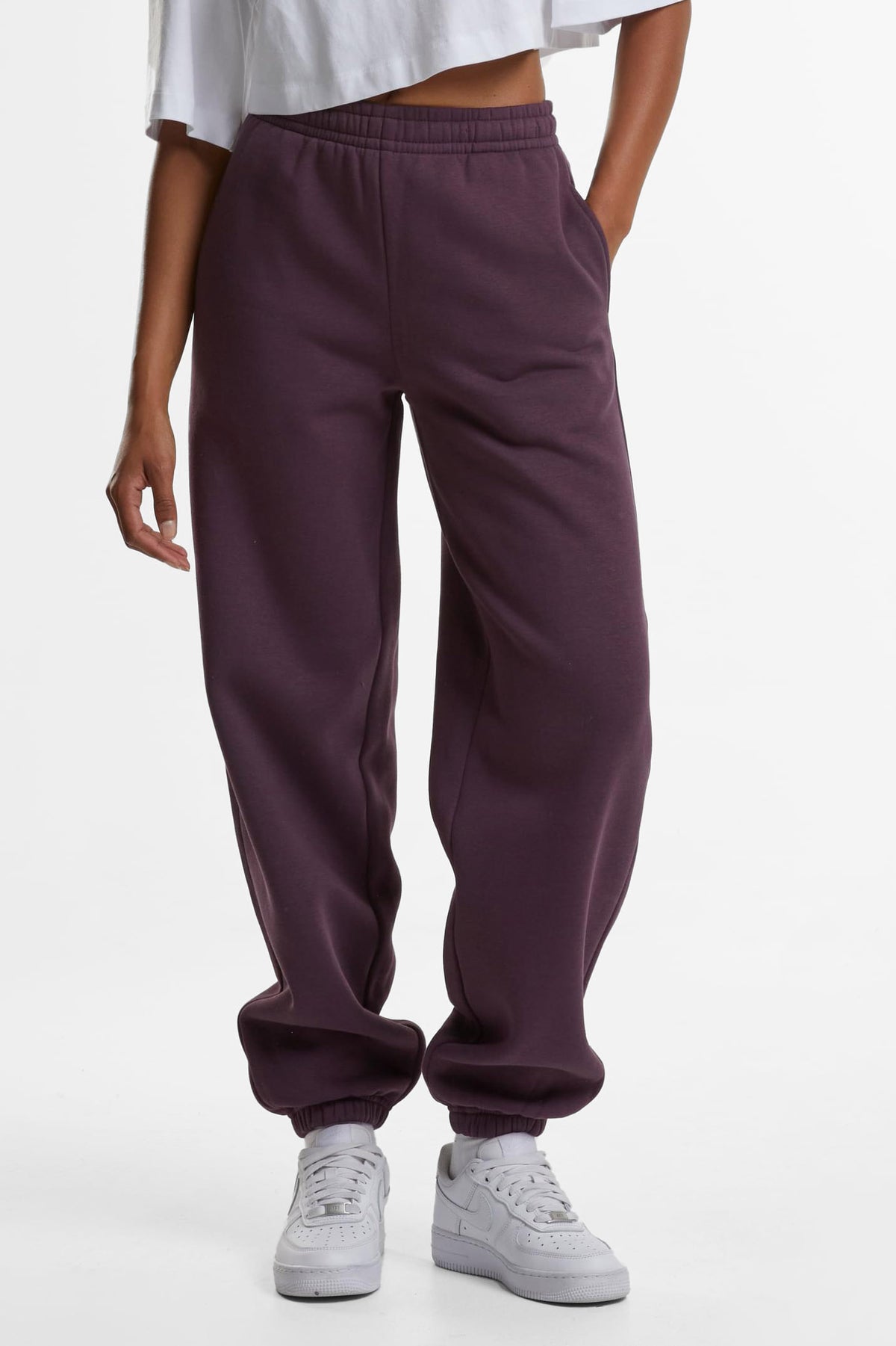 Pantaloni in felpa morbida - Plumpurple
