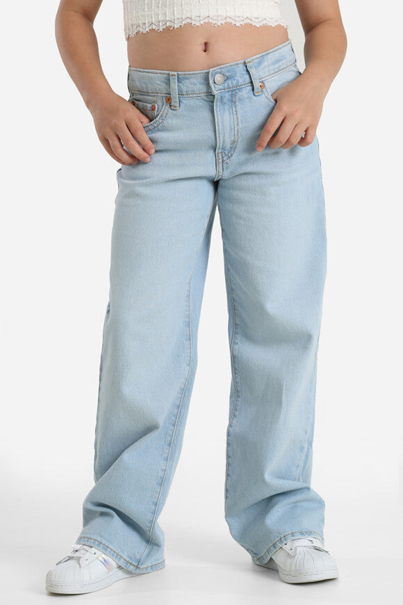 Wide Leg Jeans - Light Blue Denim