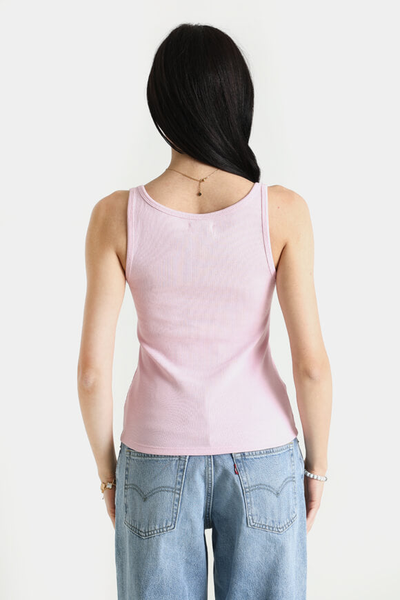 Débardeur côtelé - Rose