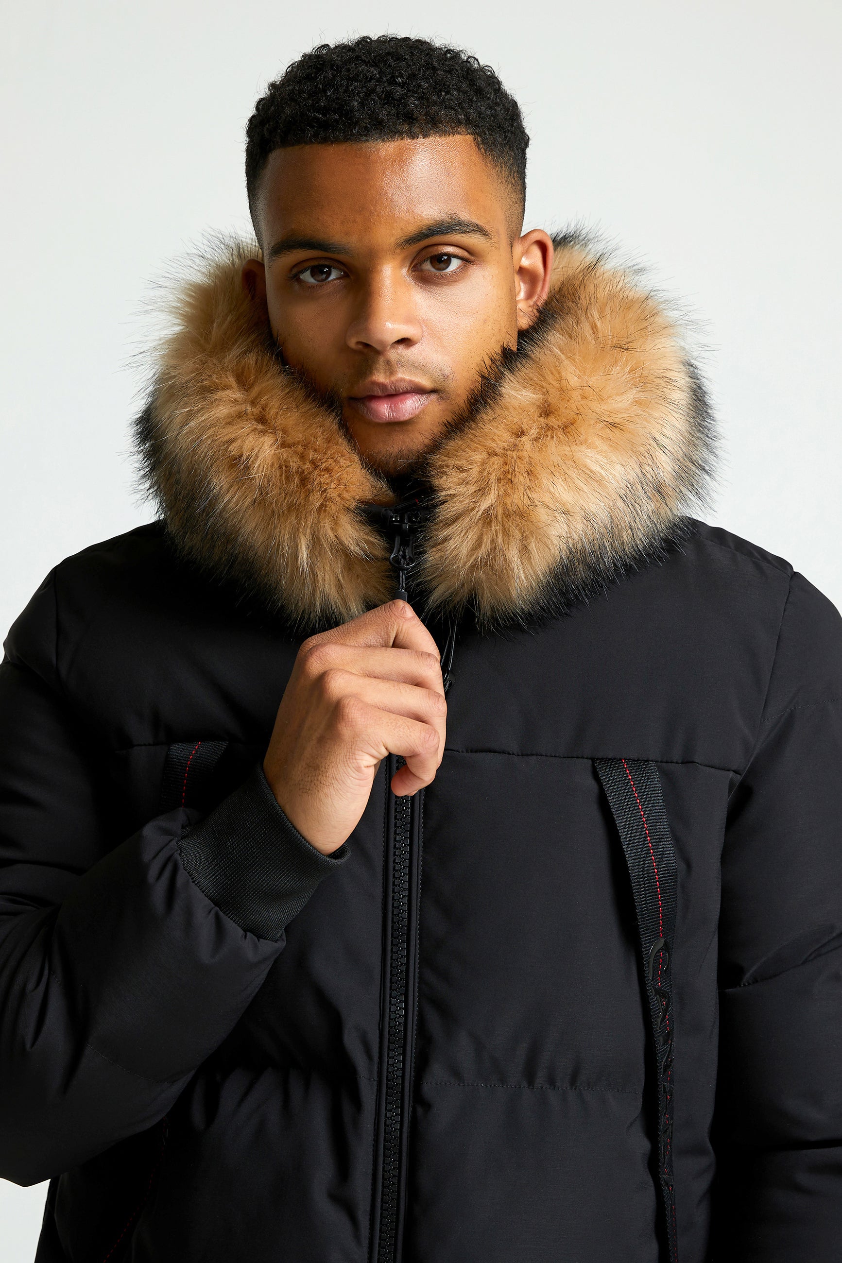 Navax Puffer Bomberjacke - Jet Black