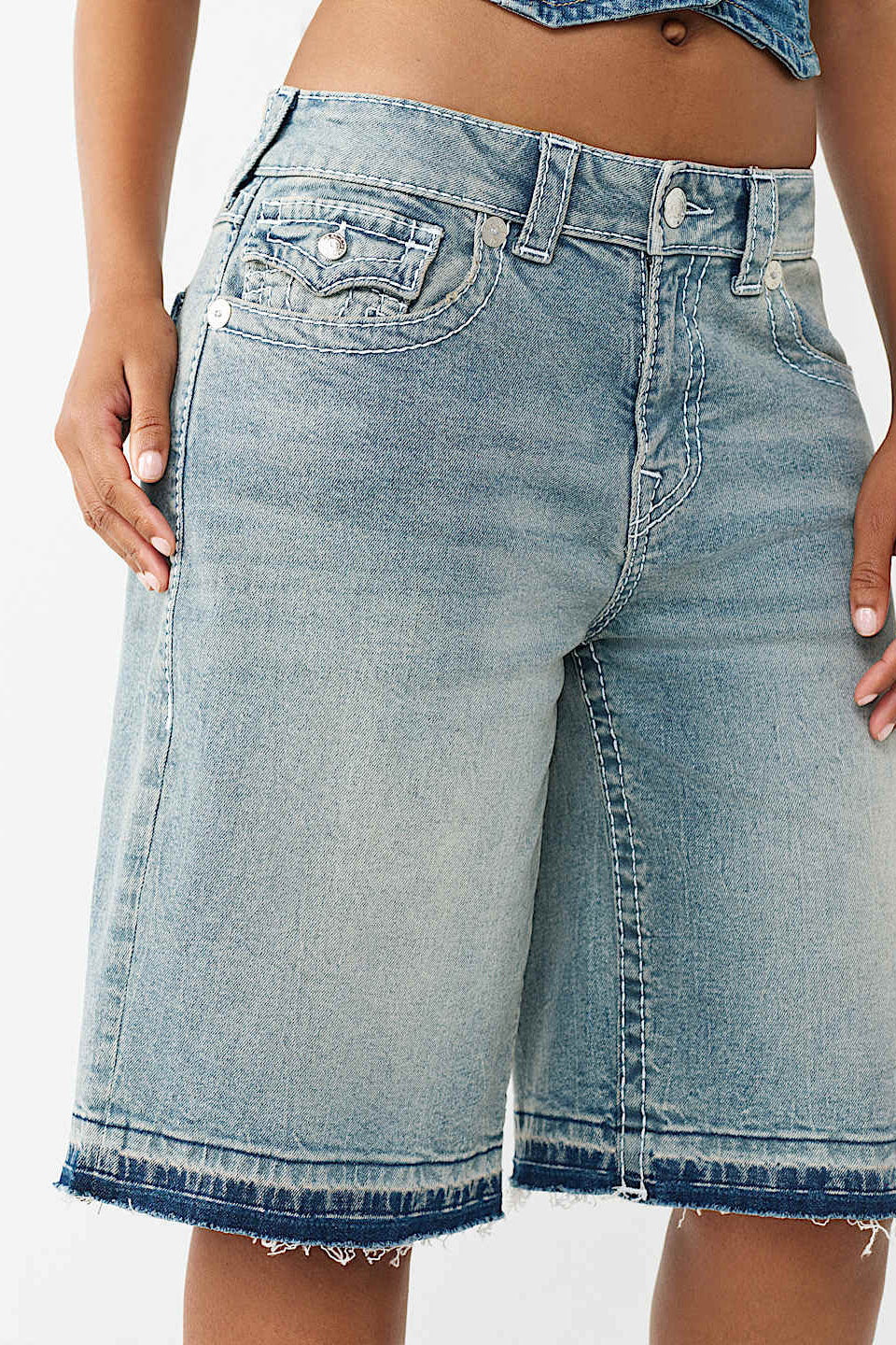 JESSIE denim bermuda shorts - Lazy Shine