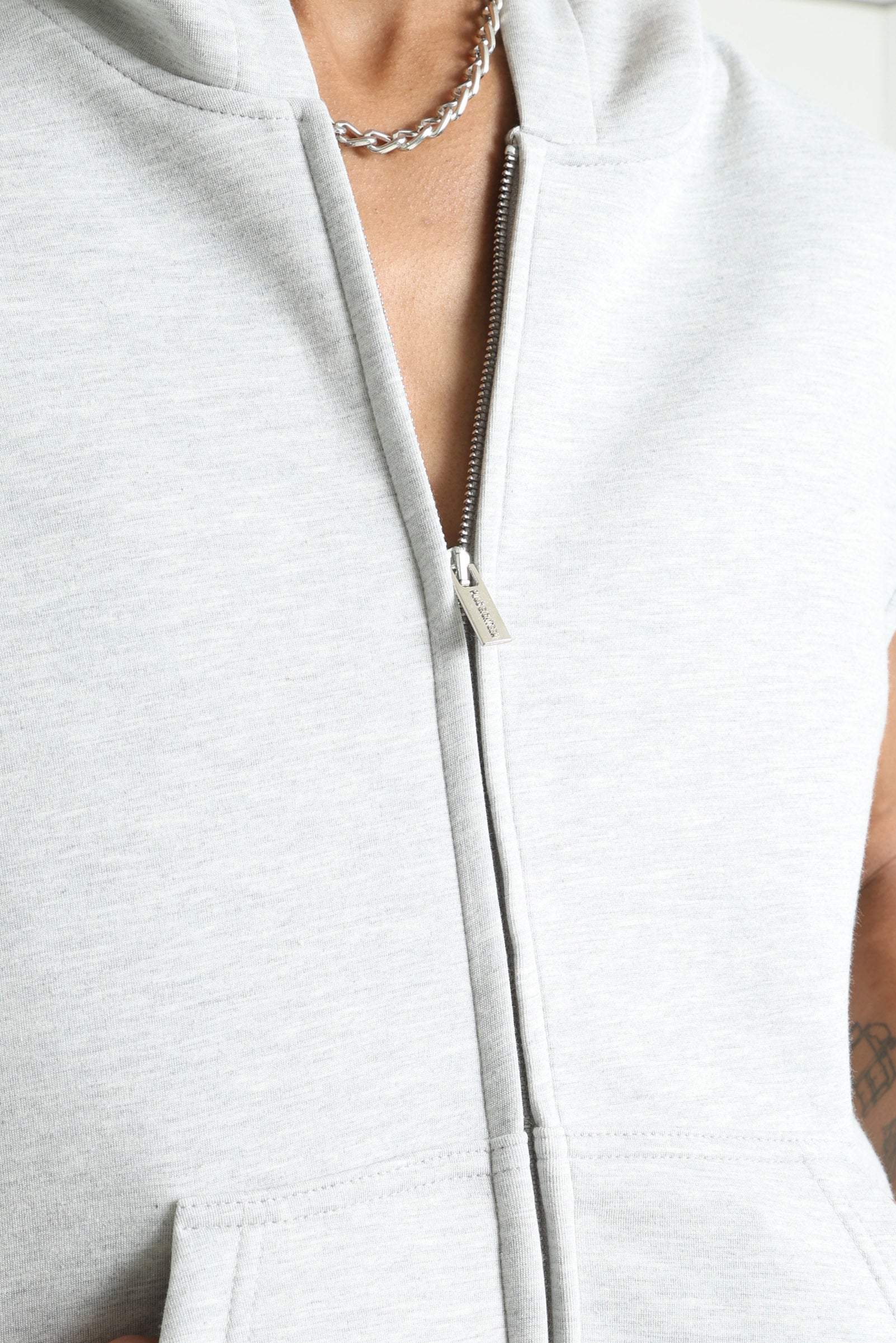 Sweatshirt vest - Light Grey Heather