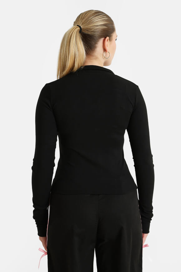 Fleecejacke - Schwarz