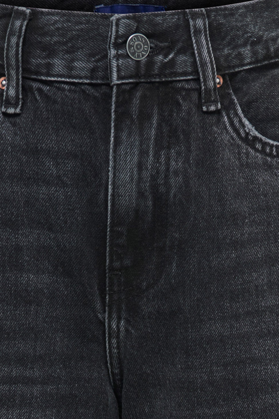 OSJREMI wide leg jeans - Washed Black