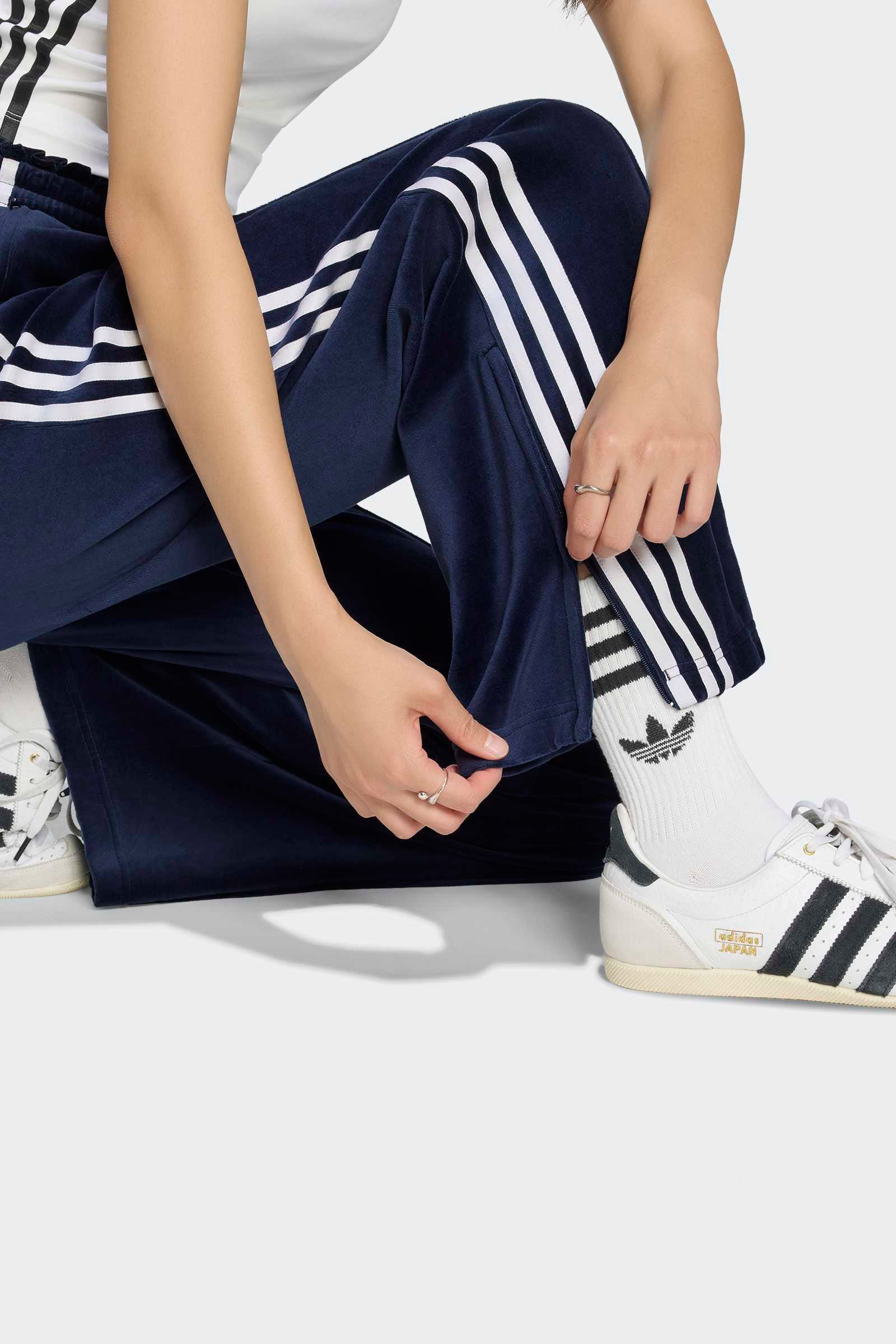 Samt Trainingshose - Collegiate Navy