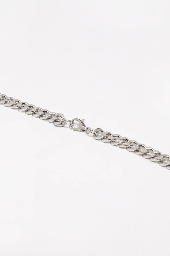 Collier gourmette - Argenté