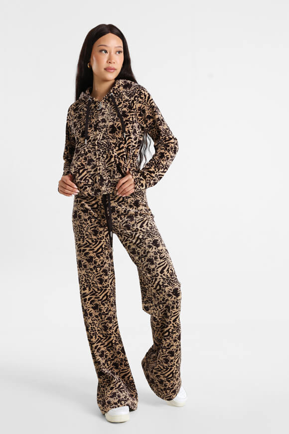 Veste crop en velours - Botanical Brown