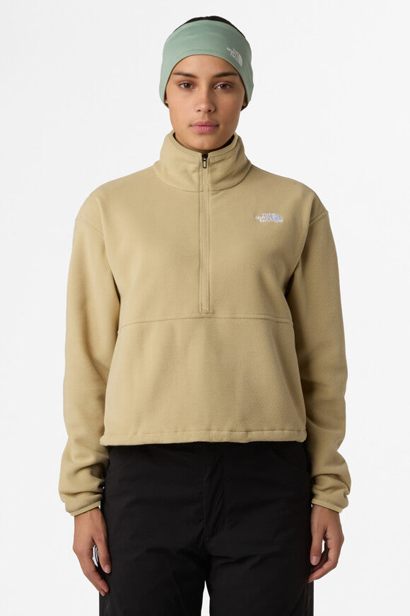 Maglione in pile Glacier Crop - Khaki Stone