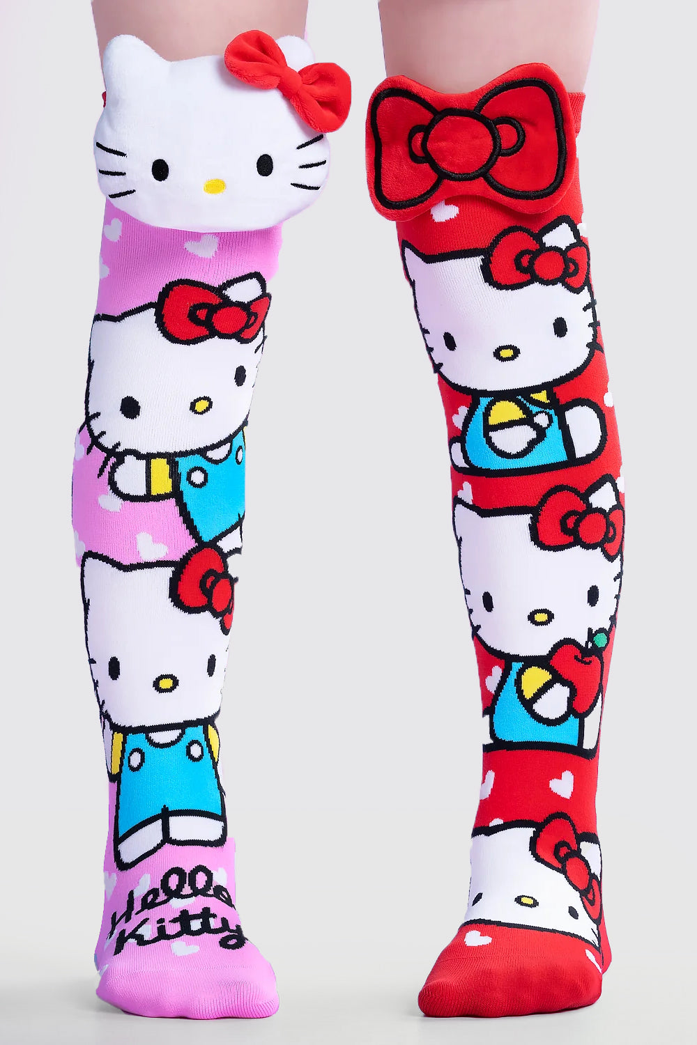 Chaussettes pour le genou - Pink + Red
