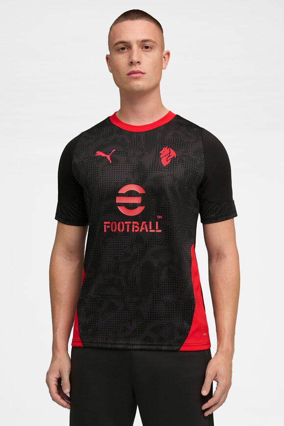 T-shirt AC Milan in mesh - Black
