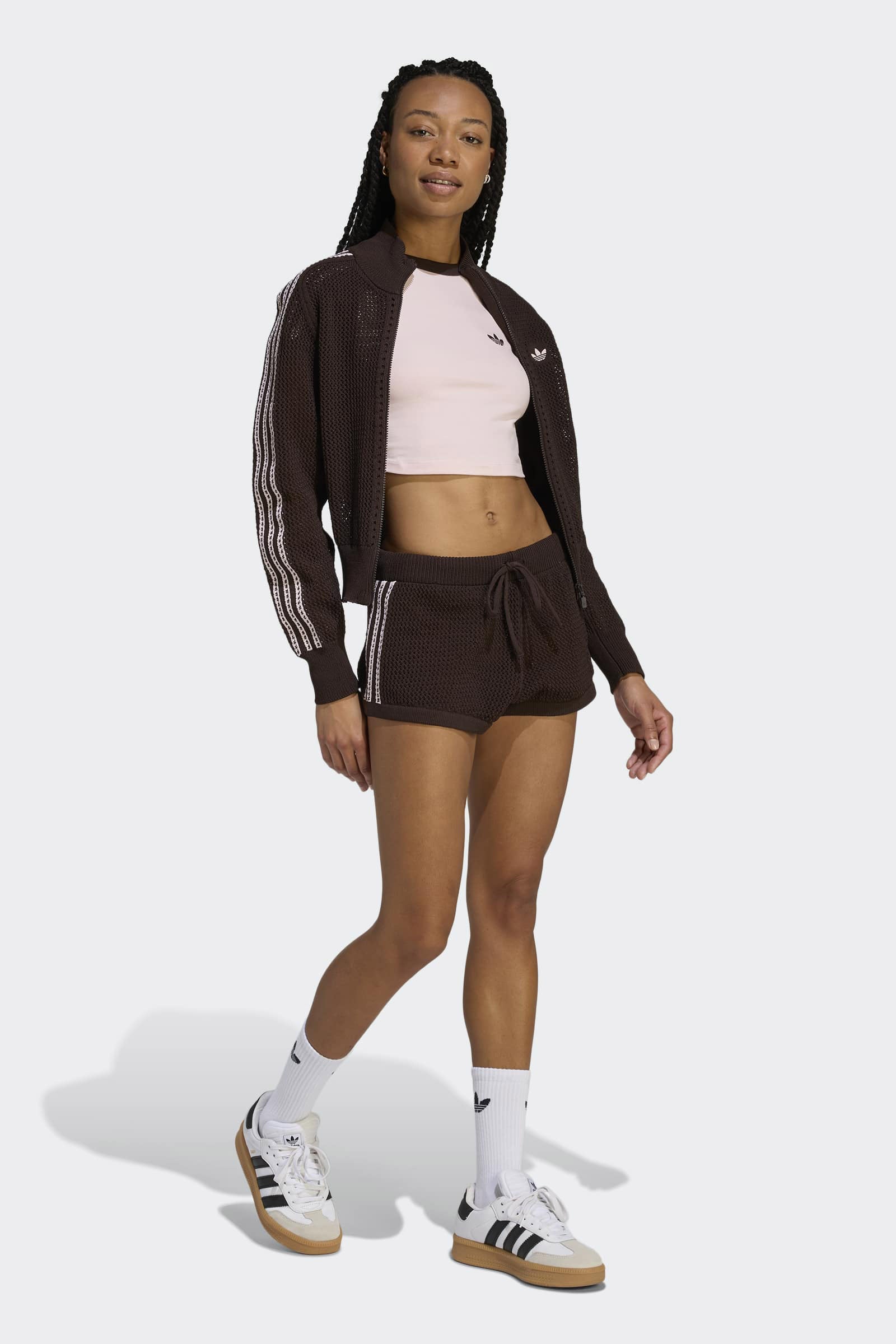 Häkelshorts - Aurora Coffee