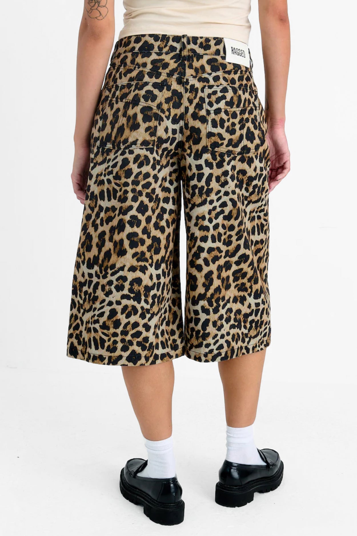 Release Jort short en jean - Leopard