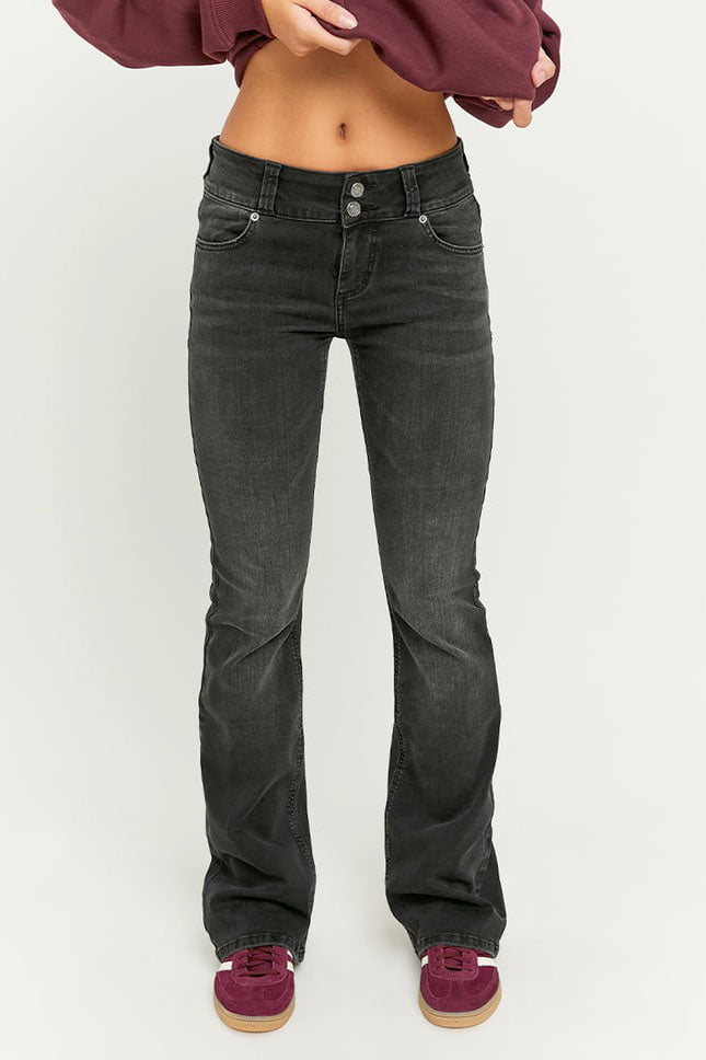 Jeans bootcut - Denim nero