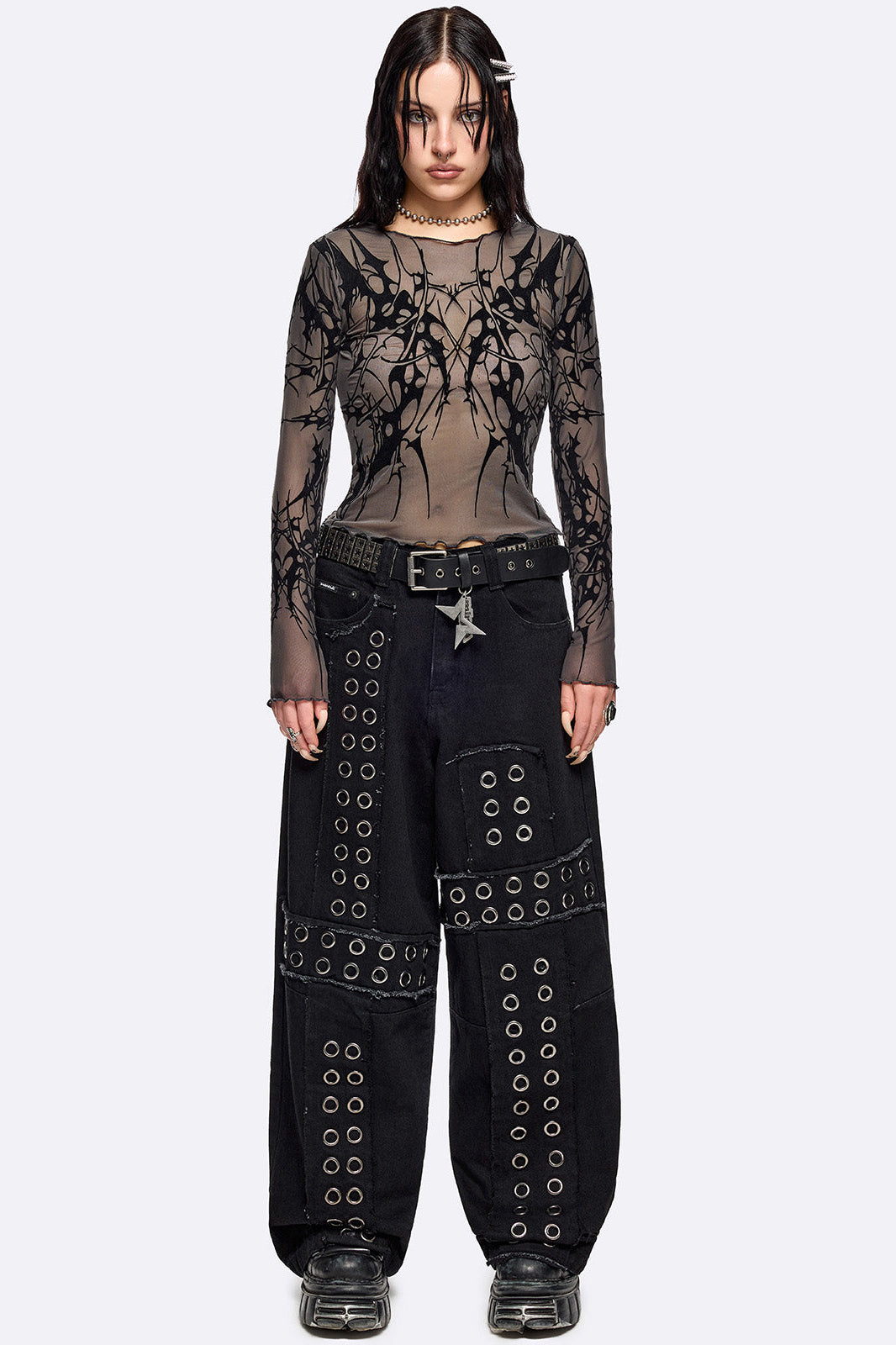 Crux Super Baggy Fit Jeans - Black Denim