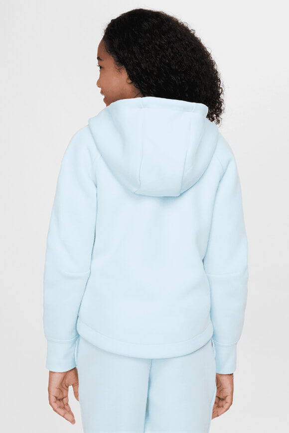 Sweat zippé à capuchon - Glacier Blue