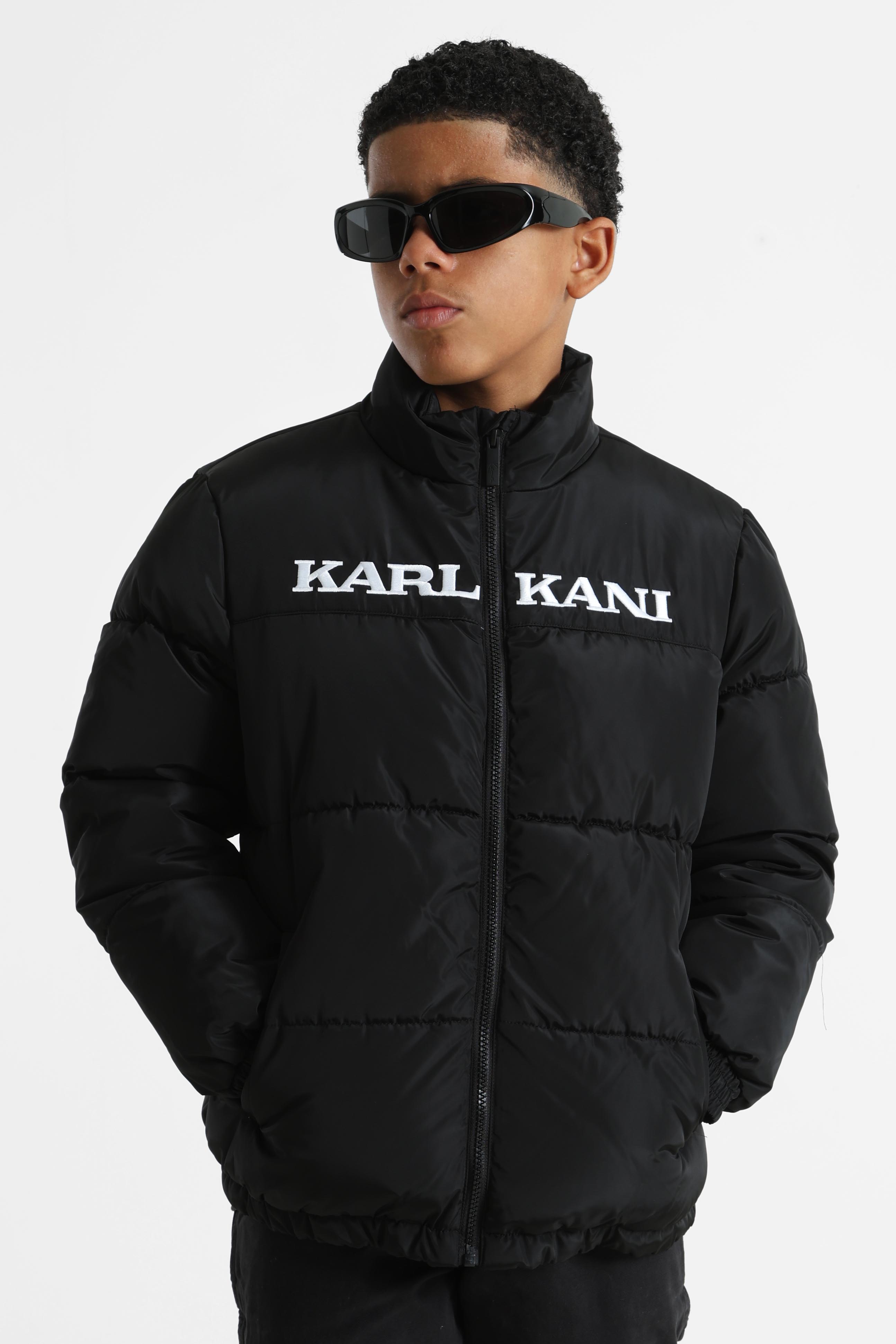 Retro Pufferjacke - Black