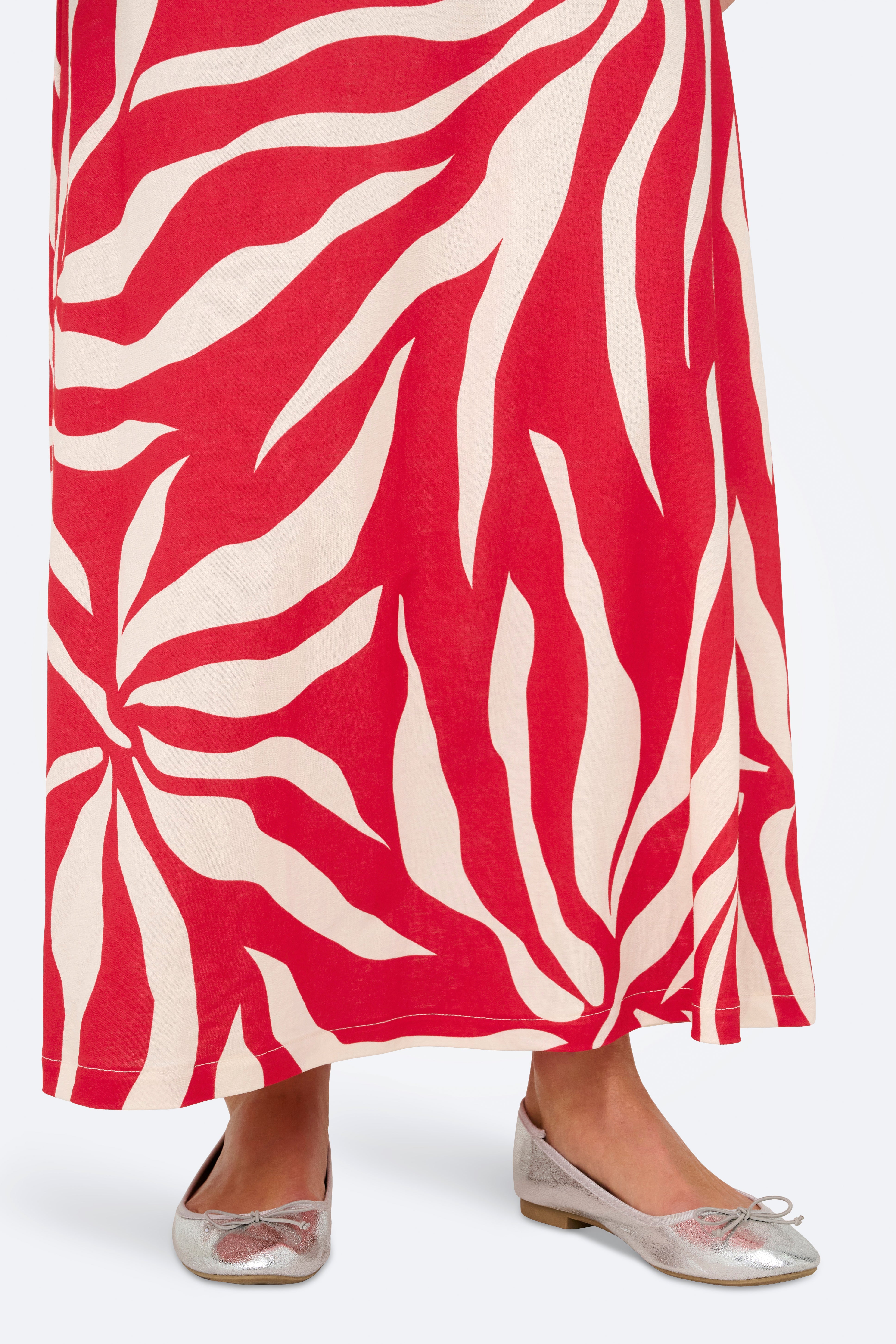 ONLCHIGO long skirt - Barbados Cherry