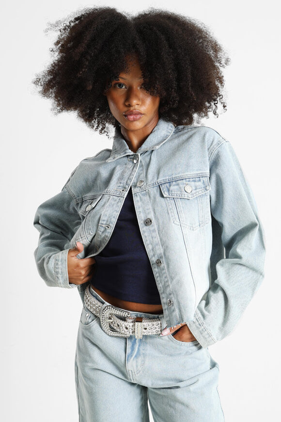 Giacca di jeans oversize - blu