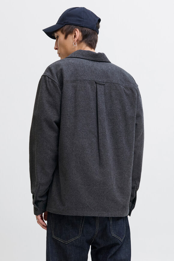 JJEPERFECT overshirt - Dark Grey Melange