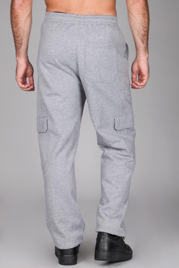 Cargo Sweathose - Grau meliert