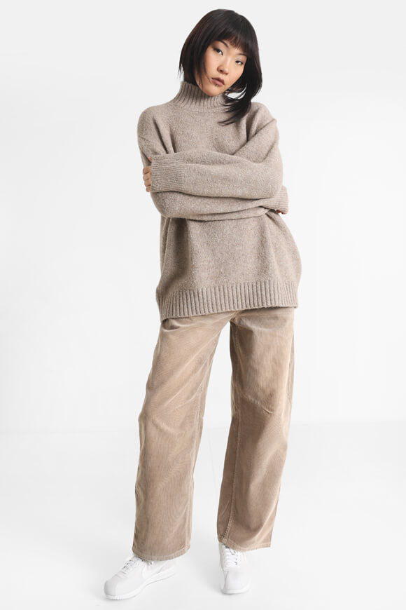 Maglia oversize - beige screziato