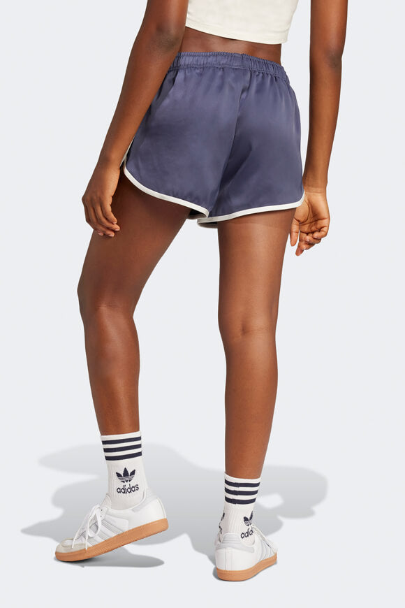 Satin Shorts - Shadow Navy