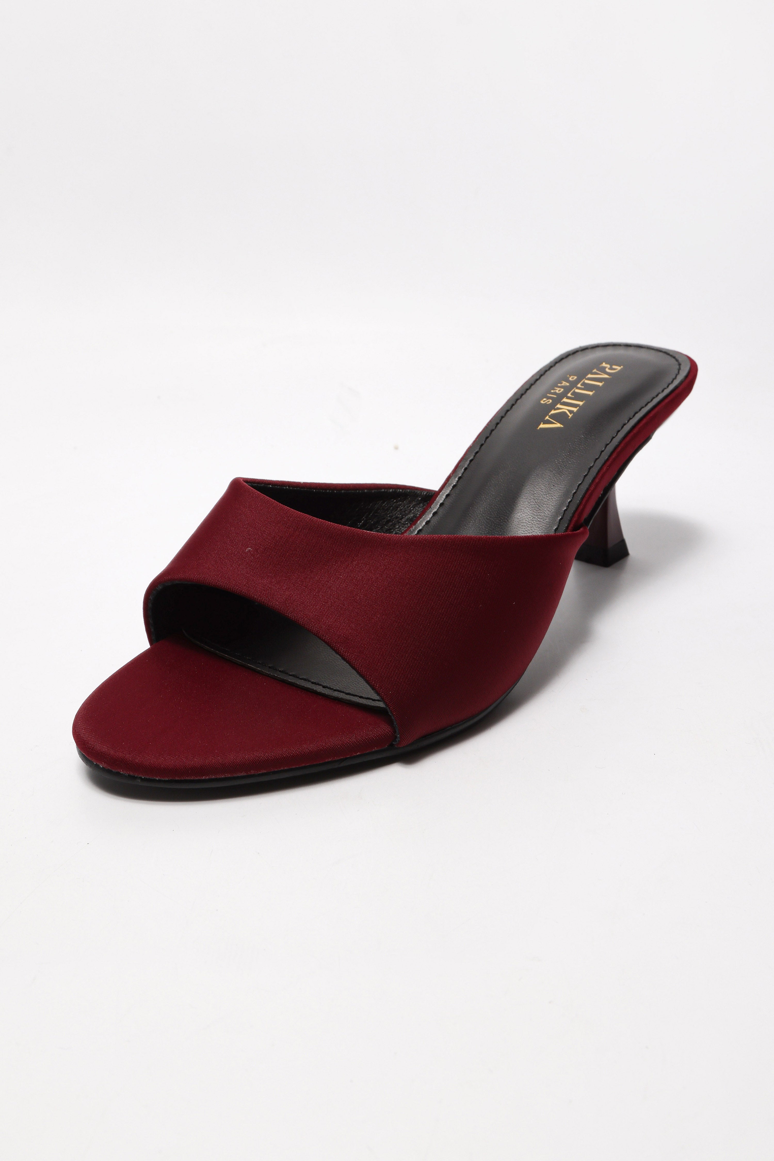 Mules - Burgundy