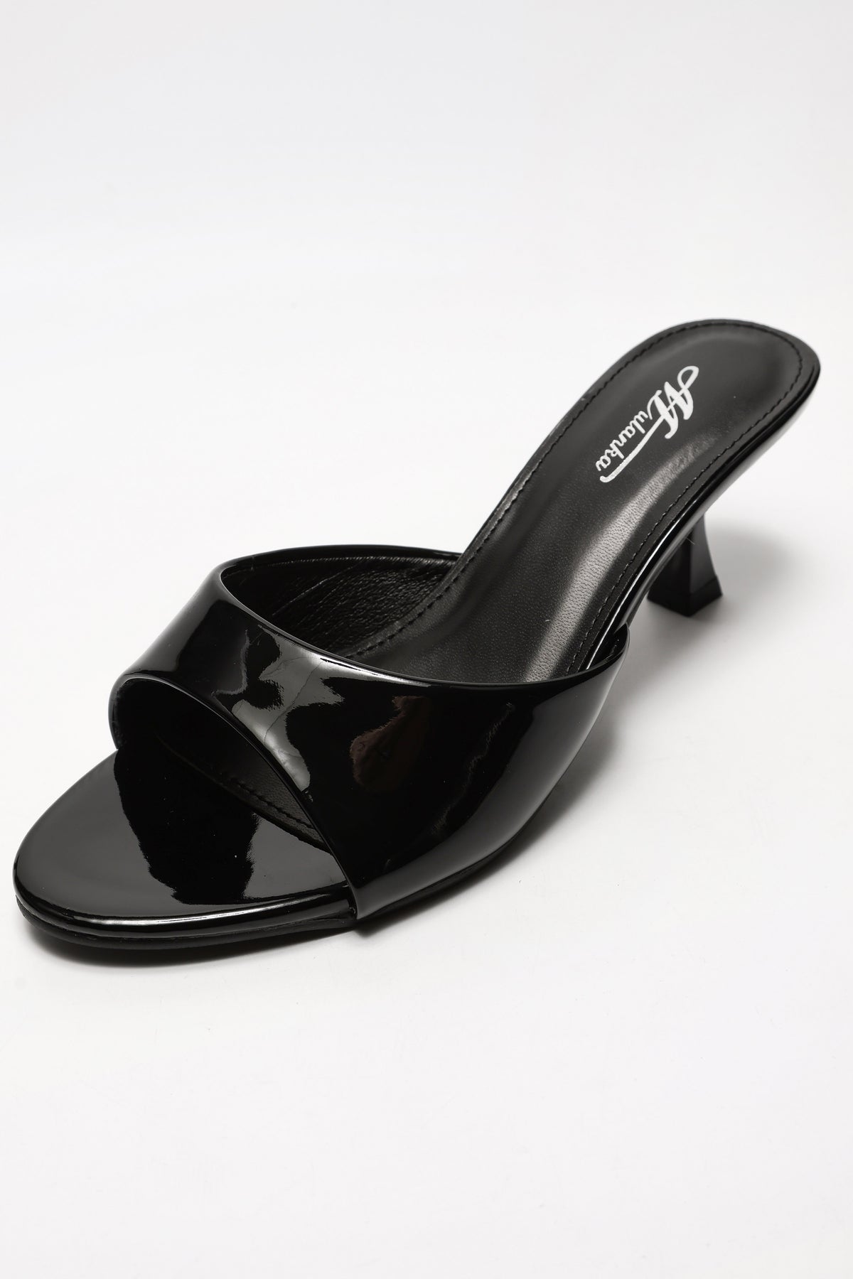 Patent mules - Black