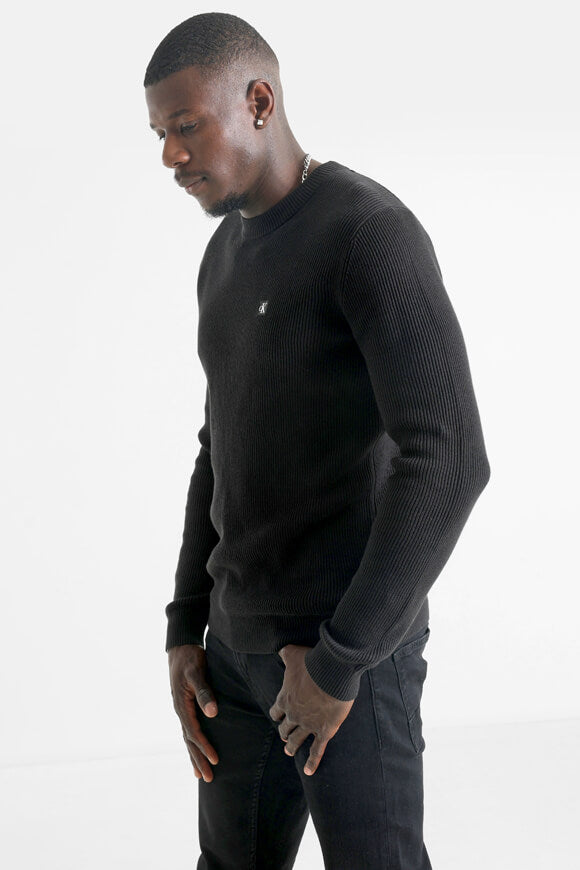 Embro Badge pull en tricot - Black