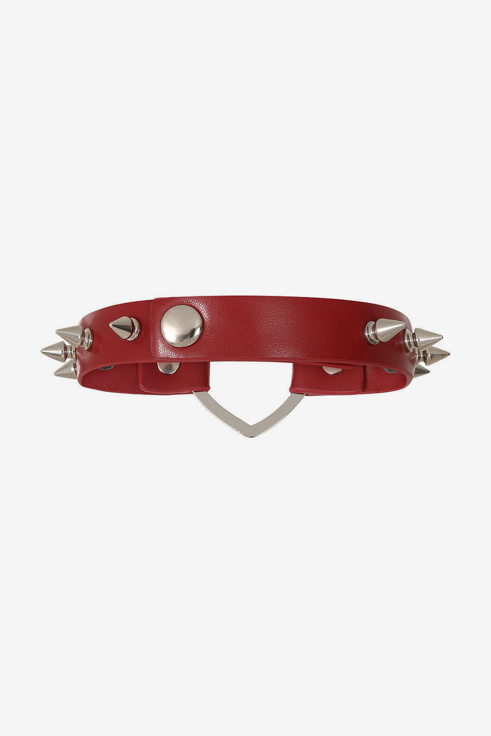 Collana choker Saki Heart con borchie