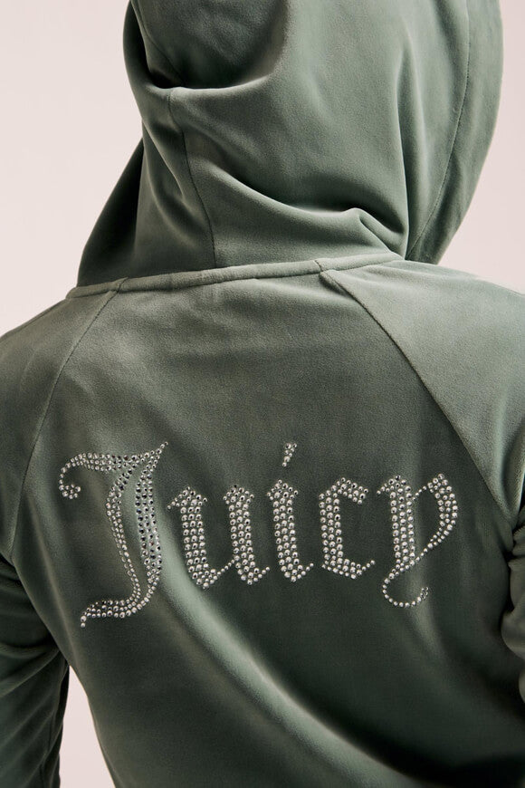 Madison Velvet Crop Jacket - Chinois Green