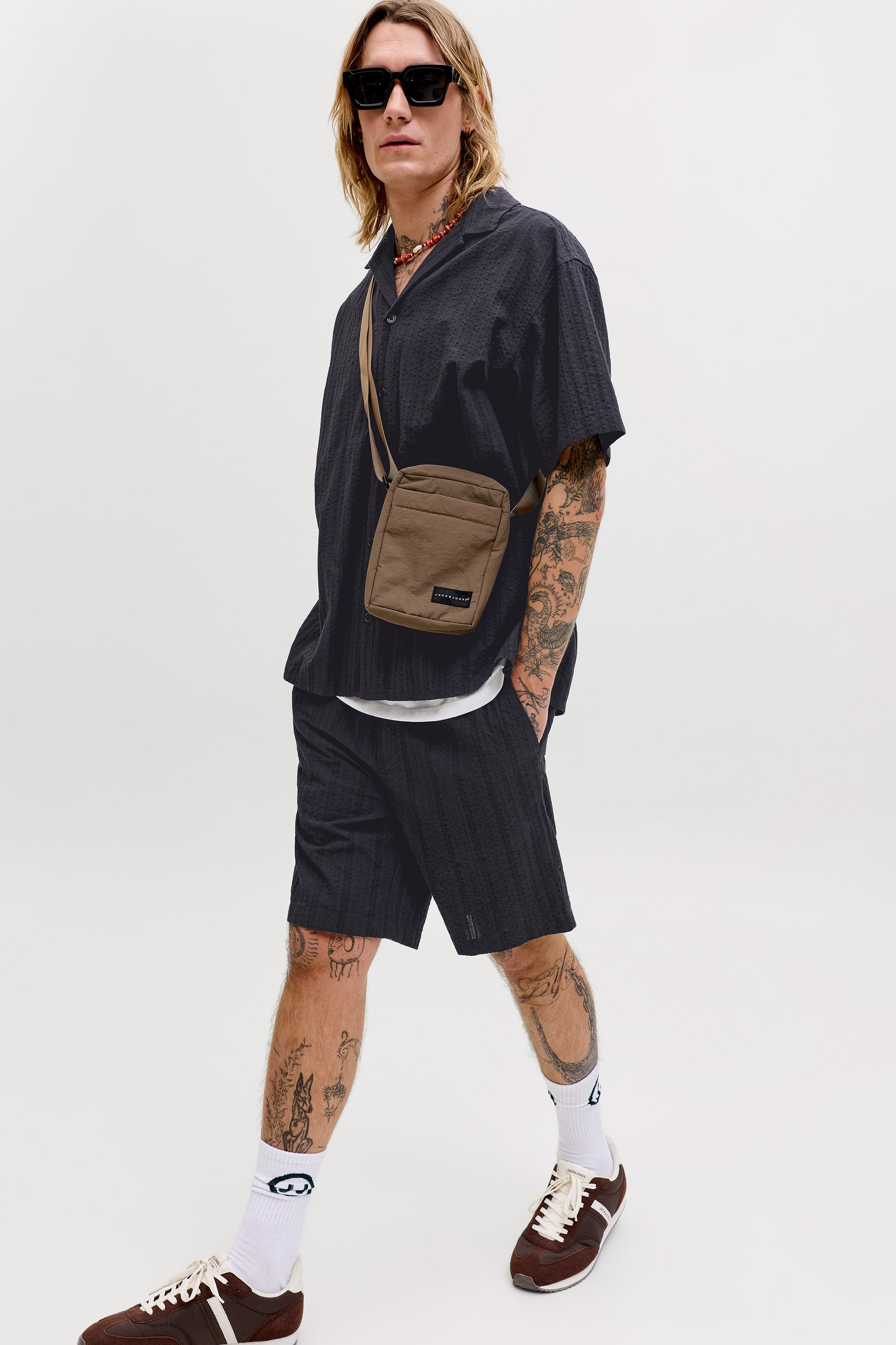 JPSTJAIDEN Strukturierte Shorts - Black