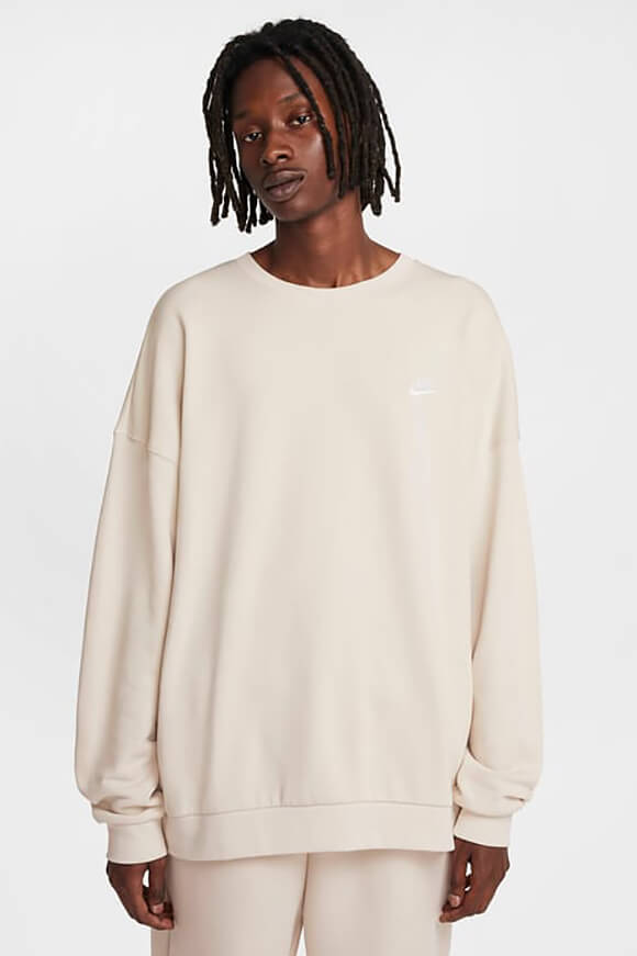Club Fleece sweatshirt ample - Light Orewood Brown