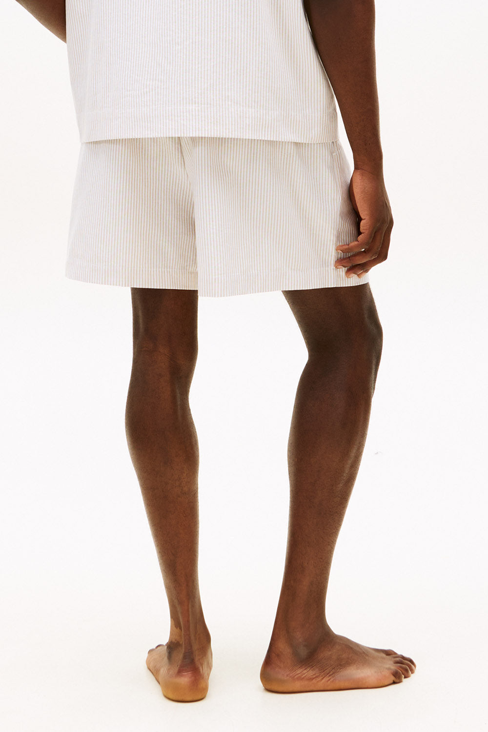 Woven Stoffshorts - Caramel Oxford