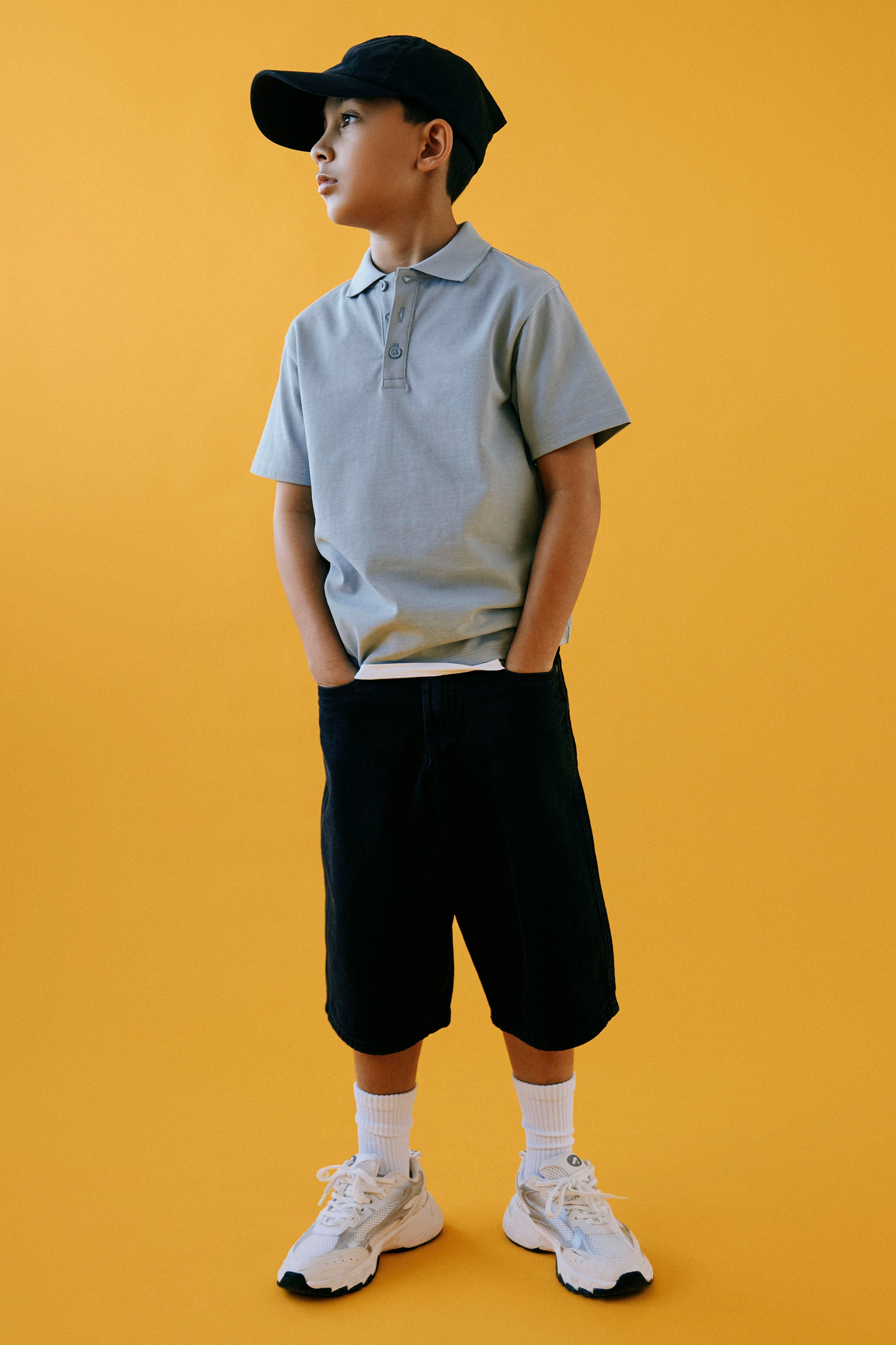 NKMBEN Jeans Bermudashorts - Black Washed