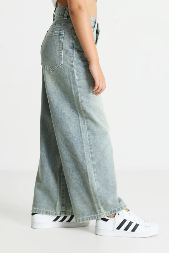 Baggy Fit Jeans - Blau Used