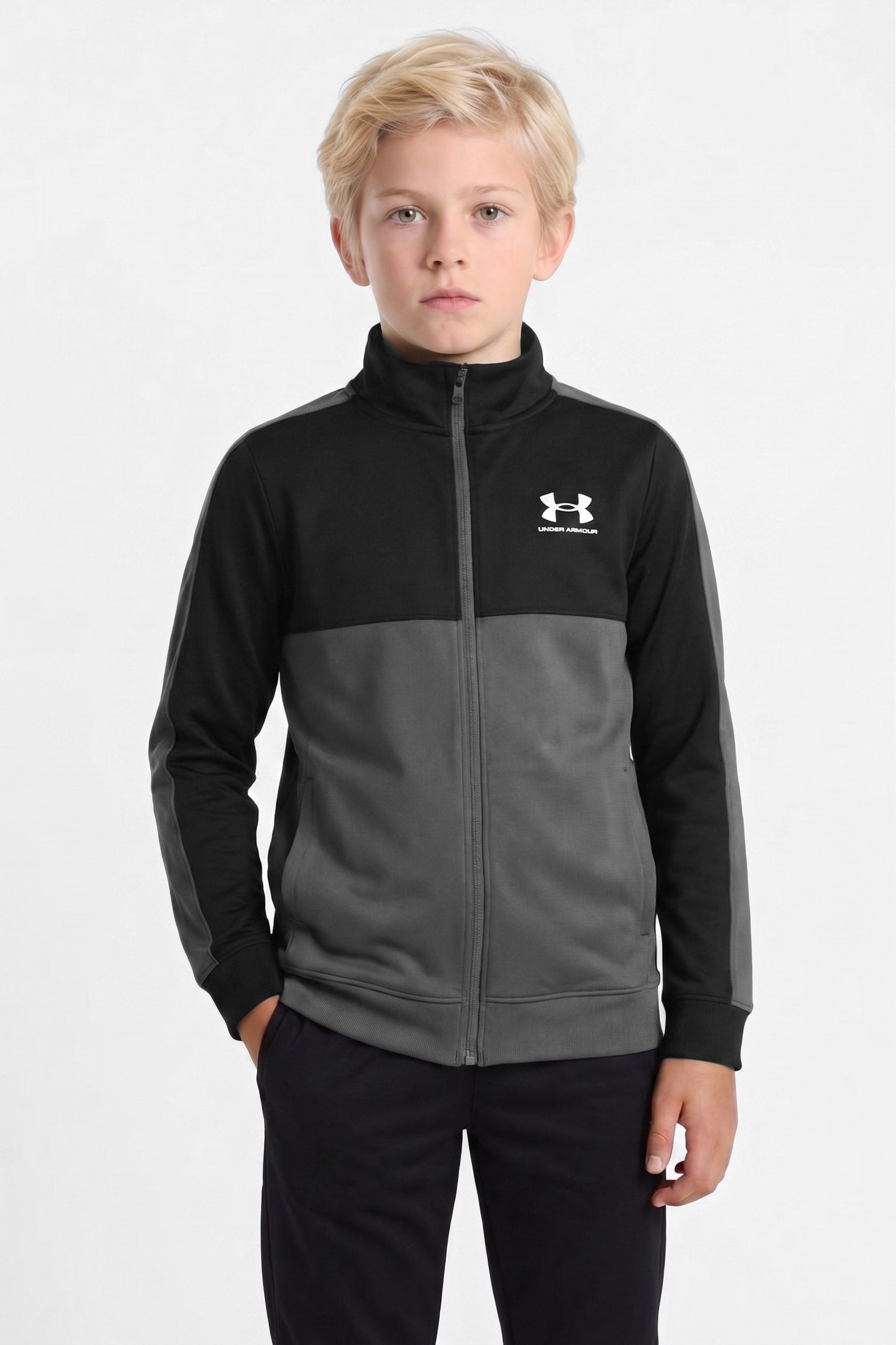 Trainingsjacke - Black + Castlerock