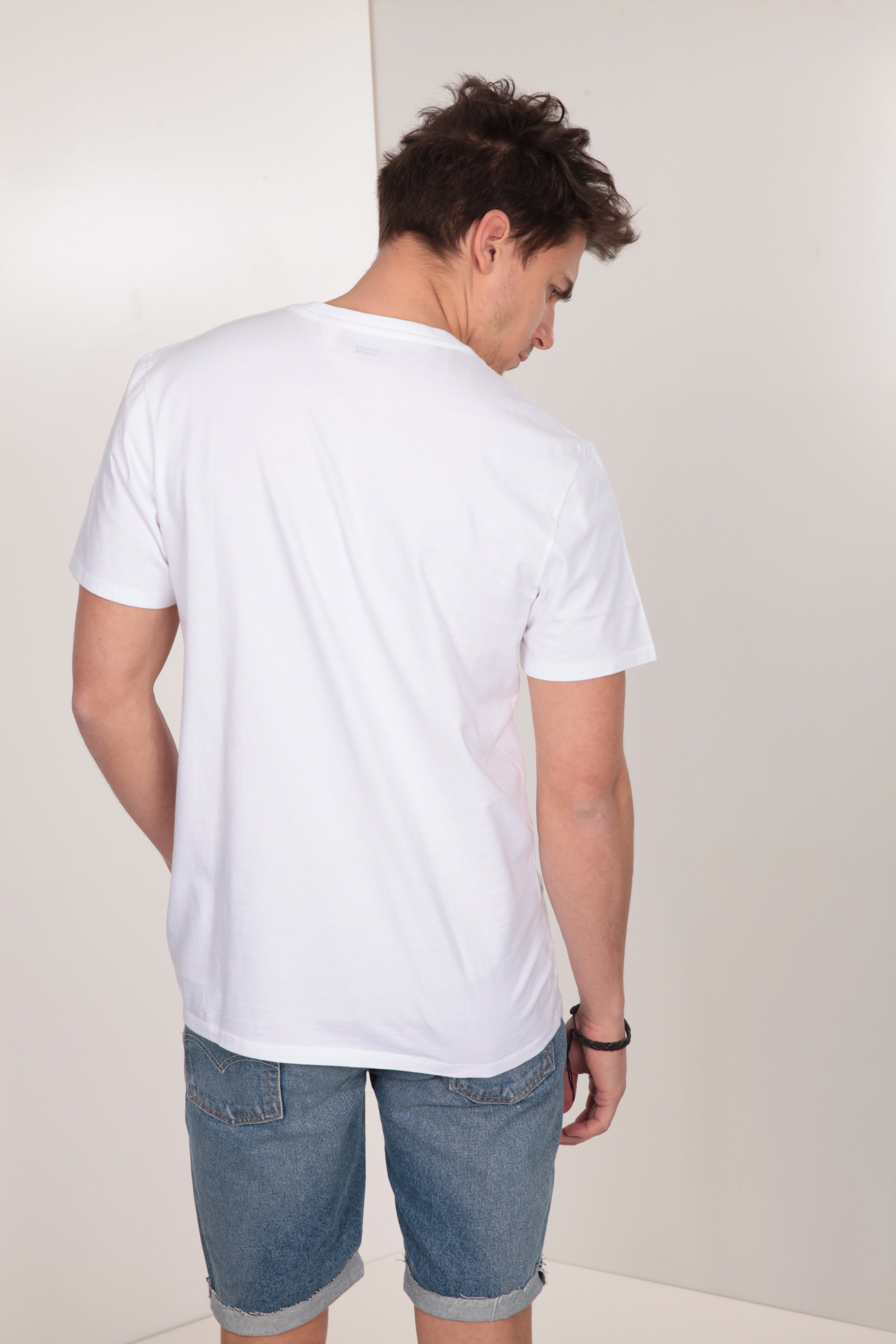 T-Shirt - Weiss + Rot